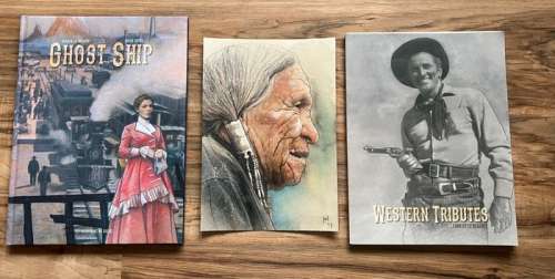 Ghost Ship + Dessin original + Portfolio - C - TL - (2023) | Catawiki