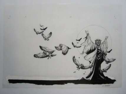 Verhaeghe, Christian - 1 Original cover - Ambre Blanc / Kroniek der guldensporenslag - Printemps / Lente - 1998 | Catawiki