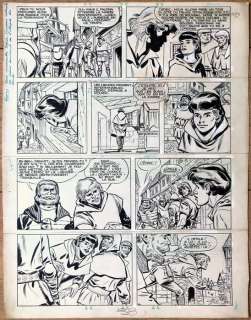 Sirius - 1 Original page - Les Timour T16 - Le Serment d’Hastings - 1962 | Catawiki