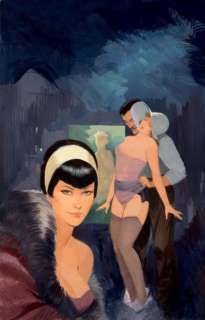 Lévis G | . Gouache sur carton pour un projet de couverture. Format 32 x | Tessier Sarrou