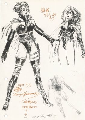 Atsuji Yamamoto Hand-Drawn Illustration "Hunter Princess Nadja" | Mandarake (Big Web)