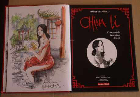 China Li T2 - L’Honorable monsieur Zhang + dessin original couleur - 1 Album - EO - 2020 | Catawiki