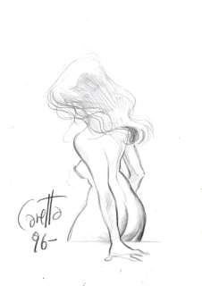 Fernando Caretta - 1 Original drawing - Selen - 1988 | Catawiki