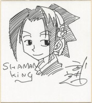 Hand-Drawn Shikishi) by Hiroyuki Takei : " Shaman King" | Mandarake (Big Web)