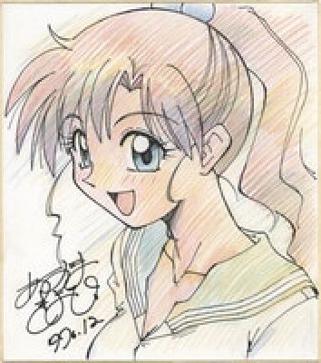 Kiyohiko Azuma ’Hand-Drawn Color Shikishi of Sailor Jupiter from "Pretty Soldier Sailor Moon" | Mandarake (Big Web)