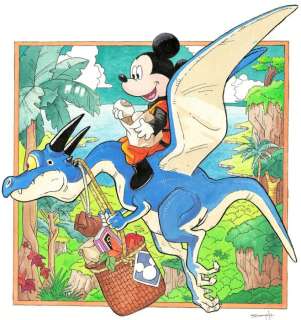 Jordi Juan Pujol - Mickey Mouse - Tribute to Akira Toriyama’s Dragon Ball - Original Painting | Catawiki