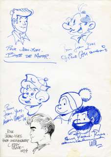 Divers | Collectif dédicaces Will, Bob De Moor, Paape, Benn, Attanasio (30 | Septimus