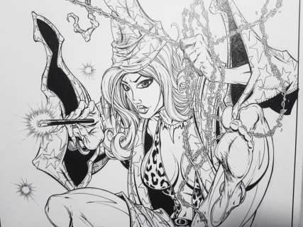 Biggs, Jamie - 1 Original cover - Sheena - McFarlane’s Wizard’s #1 Spiderman Homage - 2022 | Catawiki