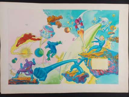 Marvel Studios - 1 Original colour drawing - Fantastic Four | Catawiki