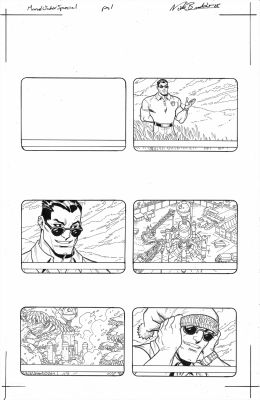 Nick Bradshaw | Marvel Winter Break Special #1 - Page #1 | Art by Canucks