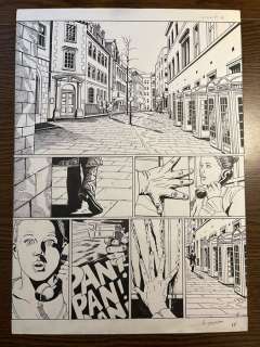 Nicaise, Viviane - 1 Original page - 6 jours et mourir T1 - Tea Time - 2001 | Catawiki