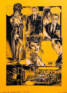 Nik Guerra - 1 Original colour page - Il Giallo del fumetto Nero - “Magenta e Mister Noir” tavola 37 - 2023 | Catawiki