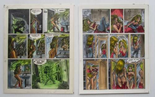 Walthéry, François - 2 Mise en couleur originale - Johanna T1 - Une Femme dans la peau - 1994 | Catawiki