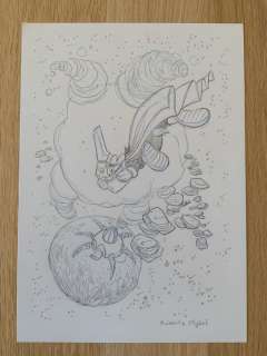 Migheli, Roberta - 1 Original drawing - PK new adventures | Catawiki