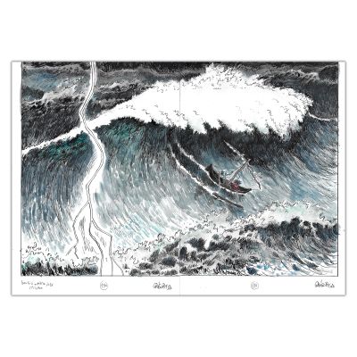 Gregory Panaccione | Petit Bonhomme - Double page originale 200 et 201 | Achetez de l’Art