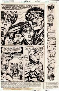 Jack Kirby Mike Royer - Our Fighting Forces #153 (Complete 18 Page Story, Hitler, Himmler, Rommel, 5 Splashes!) 1974