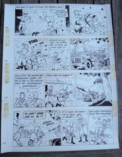 Pom - 1 Original page - Piet Pienter en Bert Bibber 9 - Buldaarse Rhapsodie - 1958 | Catawiki