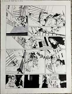 Reculé, Henri - 1 Original page - Le Crépuscule des Anges T2 - Maestro - 1999 | Catawiki