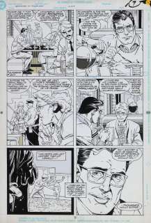 Dc Comics | Adventures Of Superman, planche n°5 Ã  l’encre… | Millon