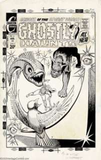 Steve Ditko - Original Cover Art for Ghostly Haunts #34 (Charlton, 1973). From the twisted, yet fertile, - | Heritage