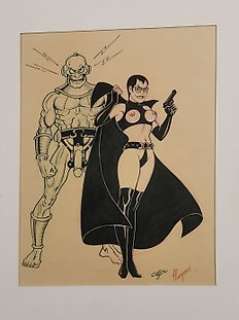 Magnus (Roberto Raviola) - 1 Original drawing - Necron - Il Grande Magnus n. 24 | Catawiki