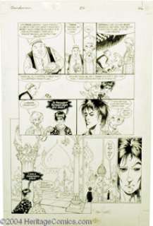 P. Craig Russell - The Sandman #50, page 26 Original Art (DC, 1993). The Dream King ponders the purchase of the - | Heritage