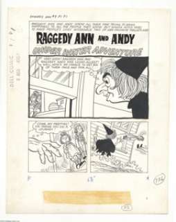 Tony Tallarico (attributed) - Raggedy Ann and Andy #4 Complete Book Original Art (Dell, 1966). In the -