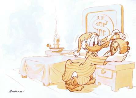 Cardona - 1 Watercolour - Donald Duck | Catawiki