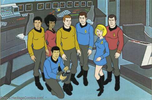 Filmation Studios - "Star Trek" Hand Painted Limited Edition Cel (174/400) (1973). When the top -