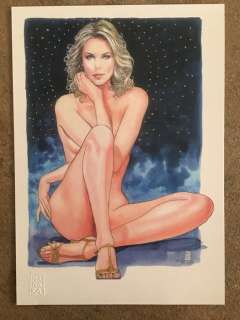 Milo Manara - 1 Print - Lui Magazine - Charlize Theron | Catawiki