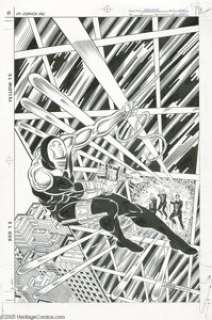 Rob Liefeld and Al Vey - Checkmate #3 Cover Original Art (DC Comics, 1988). Just out of high school, Rob Liefeld -