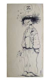 F’MURRR (Richard PEYZARET, dit, 1946-2018). Jehanne d’Arc. Dessin original. | misc / divers