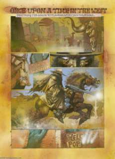 Simon Bisley - Bisley’s Scrapbook #1 Complete 6-page Story, "Once Upon a Time in the West" Original Art - | Heritage