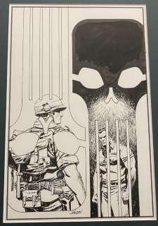 Dave Johnson - Punishermax #13 Cover - Framed - 2011 Signed