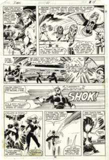 John Byrne and Terry Austin - X-Men #121, page 14 Original Art (Marvel, 1979).  Alpha Flight’s first battle with - | Heritage