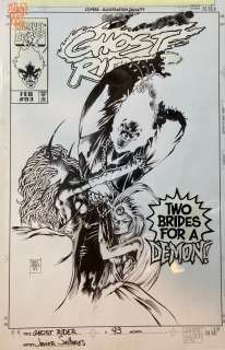 Javier Saltares - Ghost Rider #93 Cover (Marvel, 1997)