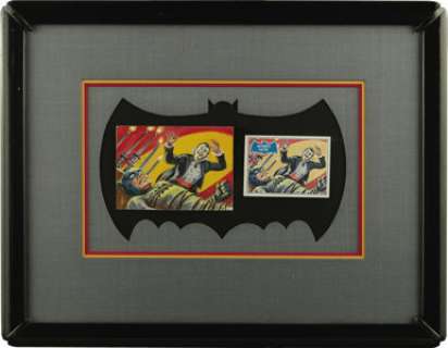 Norman Saunders and Bob Powell - Batman Trading Card, Third Series "Blue Bat" Illustration Original - | Heritage