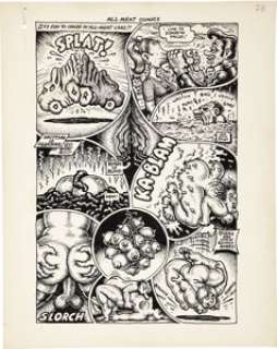 Robert Crumb Big Ass Comics #1 "All Meat Comics" Page 2 Original Art (Rip Off Press, 1969). And it - | Heritage