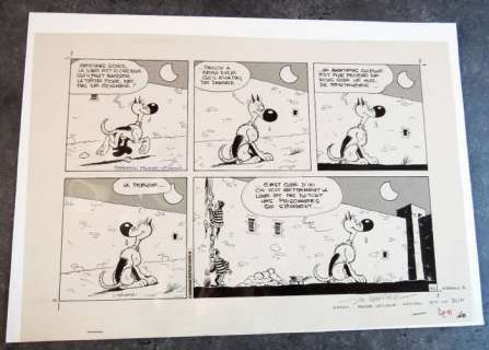 Janvier, Michel | Original page in Indian ink  - Ratanplan  - La Mascotte  - (1985) | Catawiki