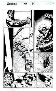 Mike Miller Vince Russell - Wolverine #144 P 14 (Hercules Battles the Leader Right Before Wolverine Battles the Hulk For First Time!) 1999