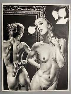 Claeys, Jean-Claude - 1 Original drawing - Le reflet | Catawiki