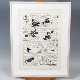 Otto Messmer (1892-1983) Felix the cat, 1953 Planche originale, encre… | misc / divers