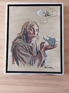 Waalkes, Otto - 1 Impression pigmentaire sur mur collé - Catweazle | Catawiki