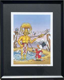 Don Rosa - The Last Lord of Eldorado - Hand signed and framed print - NO RESERVE! | Catawiki