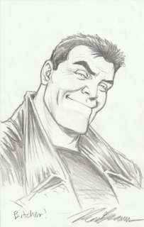 Russ Braun - 1 Pencil drawing - The Boys - Original Art - Butcher - Russ Braun - 2022 | Catawiki