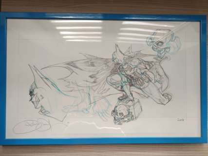 Simone Bianchi - Original preliminary drawing - Batman - Over Lucca Special - 2017 | Catawiki