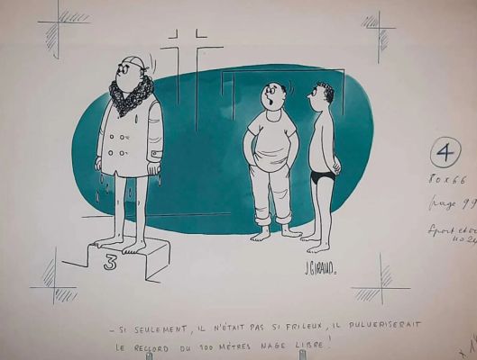 Lot 2 - Jean Giraud (1938-2012) pour Sport et Vie magazine n°24 "Si seulement… | misc / divers