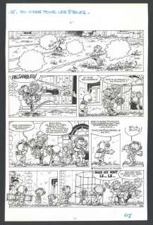 Jean-Claude Fournier | Planche originale n° 35 - Du cidre pour les étoiles - Spirou et Fantasio | Daniel Maghen