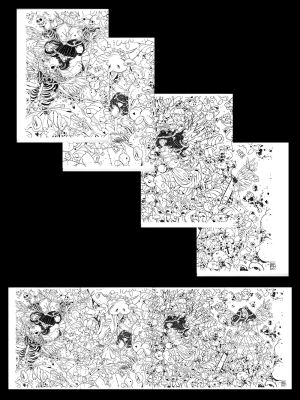 Luana Vecchio - Doll Parts - #1-4 Connecting Cover C (4 pieces)