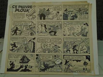 Rob-Vel (Bozz) - 1 Original page - Ce pauvre Plouk - 1948 | Catawiki